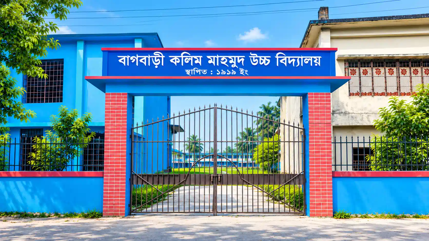 বাগবাড়ী কলিম মাহমুদ উচ্চ বিদ্যালয়ের ক্যাম্পাস